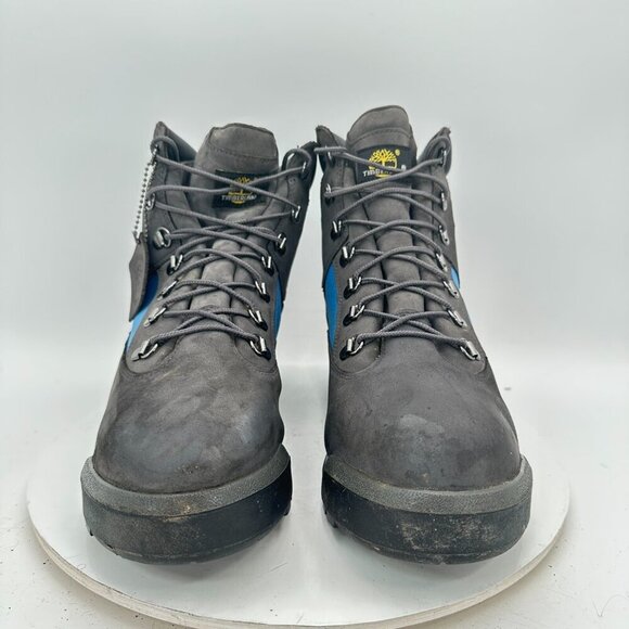Timberland Men Size 11 A7846 6" Gray Blue Nubuck Waterproof Field Ankle Boot - Picture 2 of 11